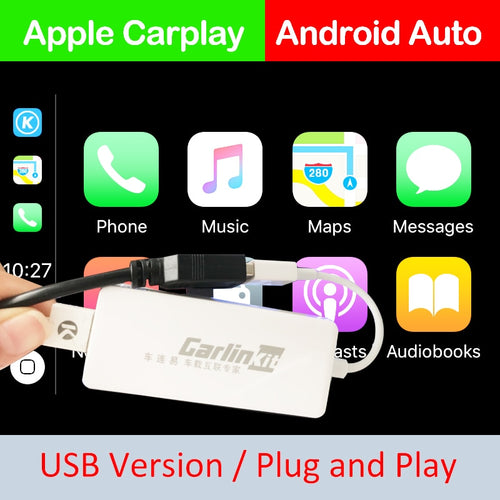 Carlinkit USB Smart Link Apple CarPlay Dongle for Android Navigation Player Mini USB Carplay Stick with Android Auto